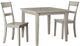 Signature Design by Ashley® Loratti 3-Piece Gray Dining Table Set-0
