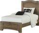 Vaughan-Bassett Cottage Too Saddle Grey Youth Twin Mansion Bed-0