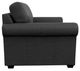 La-Z-Boy® Olson Navy Leather Twin Sleep Chair-3