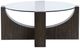 Magnussen Home® Beckham Glass Top Round Cocktail Table with Rustic Tavern Base-2