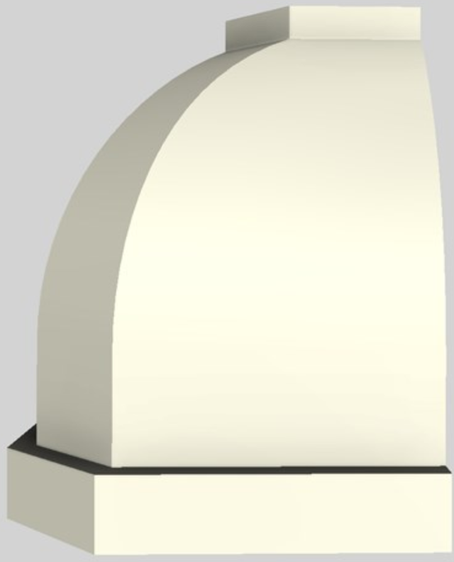 Vent-A-Hood® Designer Series 54" Biscuit Wall Mounted Range Hood-1