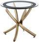 Coaster® Brooke 2-Pieces Rose Brass Occasional Table Set-1