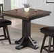 ECI Furniture Ashford Brown Complete Counter Pub Table with Black Base -0