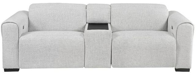 Homelegance® McPherson 3-Piece Cloud Power Double Reclining Loveseat with Center Console-2