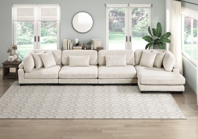 Homelegance® Traverse 4-Piece Beige Modular Sectional with Reversible Chaise-1
