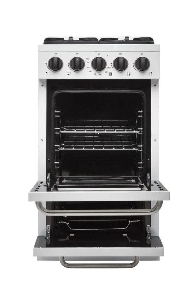 Unique Appliances 20" White 2.4 cu. ft. Classic Off Grid Freestanding Propane Range-1