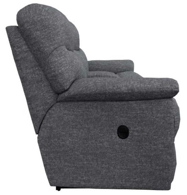 La-Z-Boy® James Midnight Manual Reclining Loveseat with Console-3