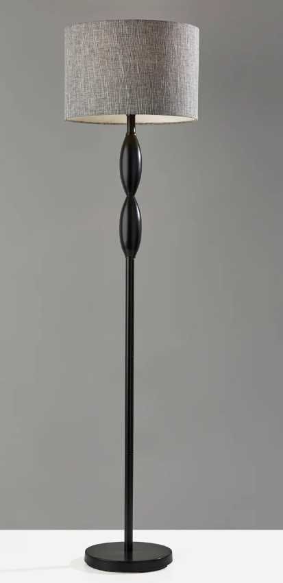 Adesso® Lance Black Floor Lamp-3
