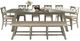 Jofran Inc. Telluride 8-Piece Driftwood Trestle Counter Dining Table Set-0