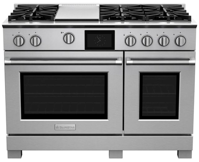 BlueStar® 48" Stainless Steel Pro Style Dual Fuel Range-0