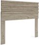 Signature Design by Ashley® Oliah 4-Piece Natural Full Panel Headboard Bed Set-1