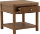 Dovetail Furniture Estrada Dark Brown Side Table-2