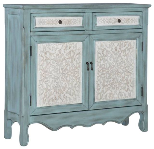 Powell® Antique Blue/White Console Table 371 Furniture