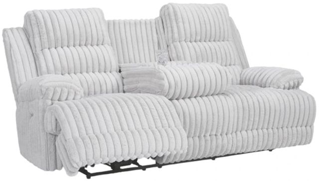 Signature Design by Ashley® Technique Alloy Power Reclining Sofa with Drop Down Table-2