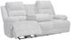 Signature Design by Ashley® Technique Alloy Power Reclining Sofa with Drop Down Table-2