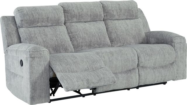 Benchcraft® Buntington Pewter Manual Reclining Sofa-0