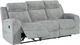 Benchcraft® Buntington Pewter Manual Reclining Sofa-0