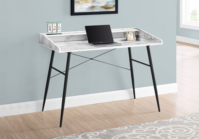 Monarch Specialties Inc. White Computer Desk-0