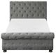 Homelegance® Crofton Gray Upholstered Queen Sleigh Bed-2