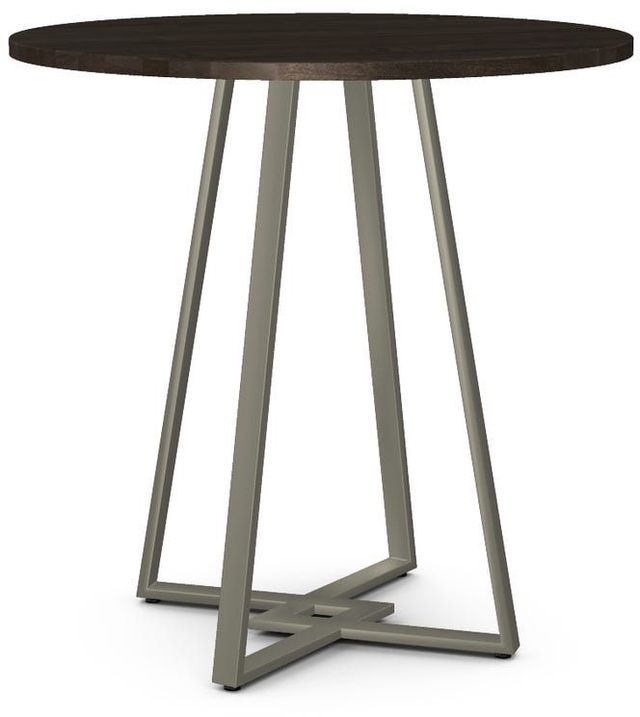 Amisco Customizable Dirk Solid Birch Bar Table with 42" Tabletop-0