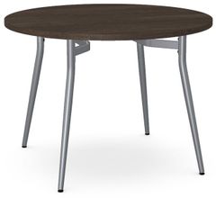 Amisco Customizable Alys 31" Round Table with 42" Birch Veneer Top