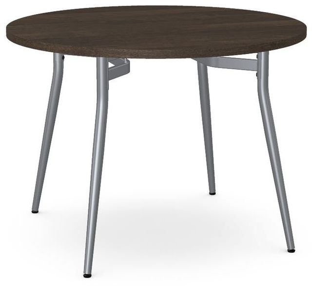 Amisco Customizable Alys 31" Round Table with 42" Birch Veneer Top-0