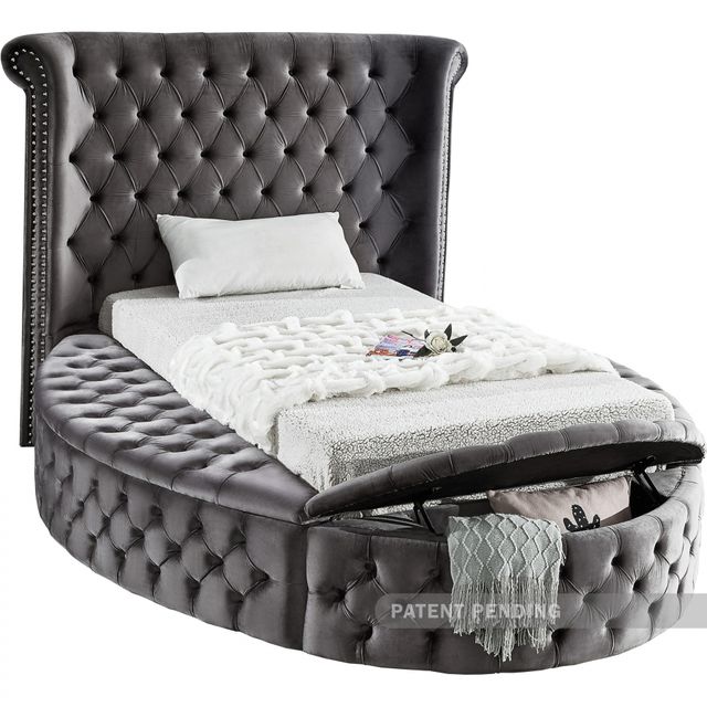 Meridian Furniture Luxus Grey Full Bed-2