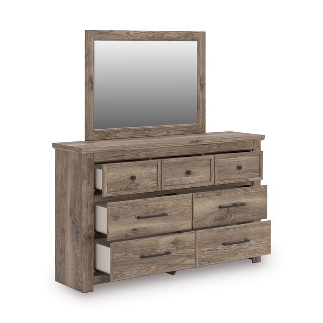 Signature Design by Ashley® Rusticott Brown Dresser and Mirror-1