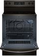 Whirlpool® 30" Black Stainless Steel Freestanding Electric Range with Air Cooking Technology-3