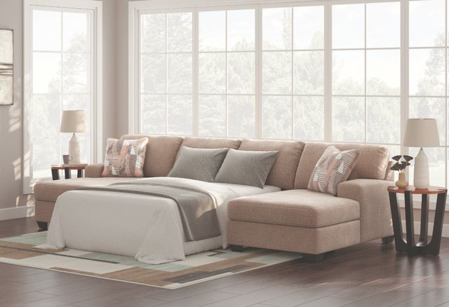 Benchcraft® Newellen 3-Piece Hemp U-Shape Sectional and Chaise-4