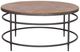 Coast2Coast Home™ Trooper Natural Cocktail Table with Black Base-2