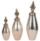Sagebrook Home Rosana 3-Piece Aluminum/Gold Bottle Set-0