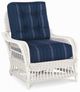 Century® Thomas O'Brien Outdoor Mainland Wicker Lounge Chair with Button Back -0