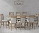 Parker House® Americana Modern 9-Piece Weathered Natural Counter Table Set with Cotton Base-1