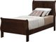 Coaster® Louis Philippe Cappuccino Twin Sleigh Bed-0