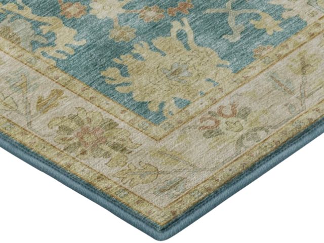 Dalyn™ Rug Company Hatay HY2 Teal 5'x8' Area Rug-1