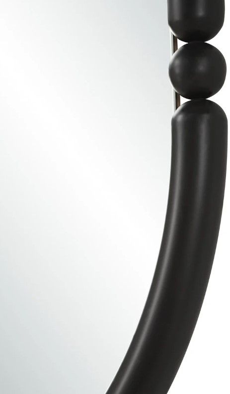 Renwil® Ditto Matte Black Accent Mirror-4