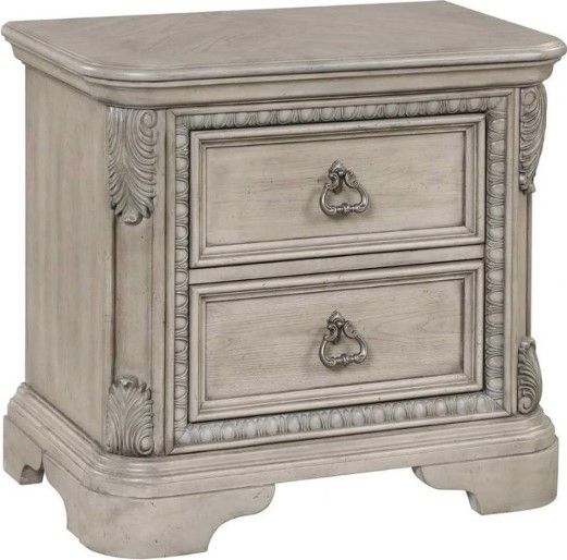 Bernards Coventry Gray Nightstand-0