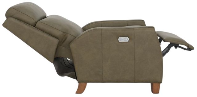 BarcaLounger® Anaheim Oasis Olive Leather Power Recliner-1