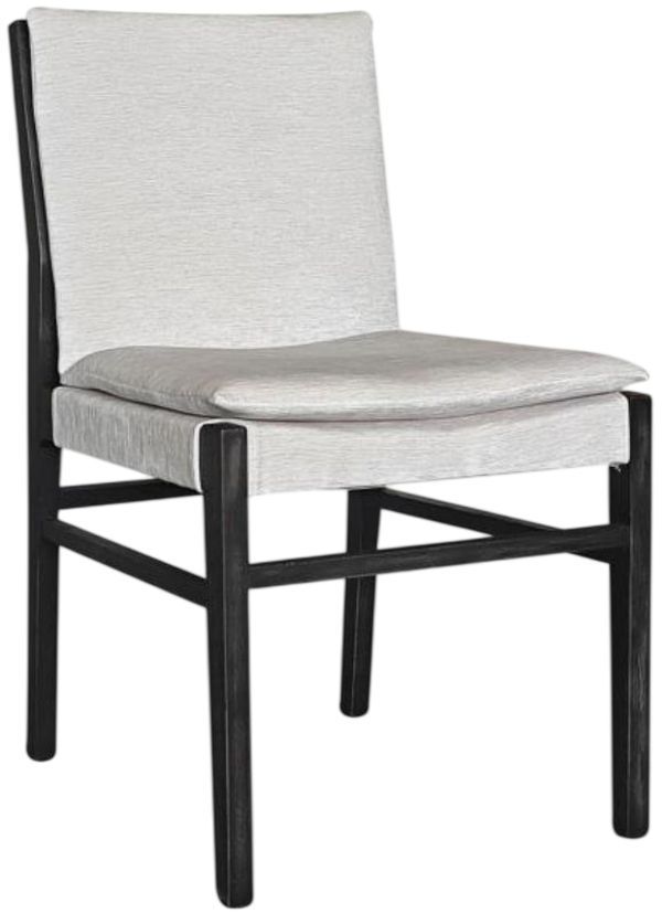 Nest Home Collections Lola Black Wash/Cream Dining Chair-0