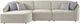 Universal Explore Home™ Customizable Tranquility Miranda Kerr Home Serenity 3-Piece Left-Arm Facing Sectional and Chaise-3