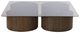 Rowe® Kindred Sesame Square Cocktail Table -2