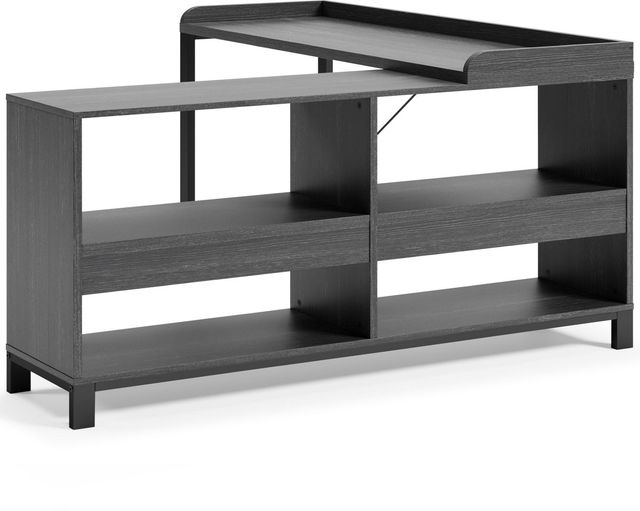 Signature Design by Ashley® Yarlow Black Office L-Desk-3