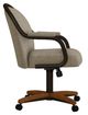 Chromcraft™ Customizable Seneca Swivel Dining Arm Chair-4