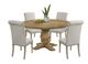 Coaster® Florence 5-Piece Rustic Honey Round Dining Table Set-0