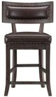 Mazin Furniture Oxton Brown Counter Chair-1