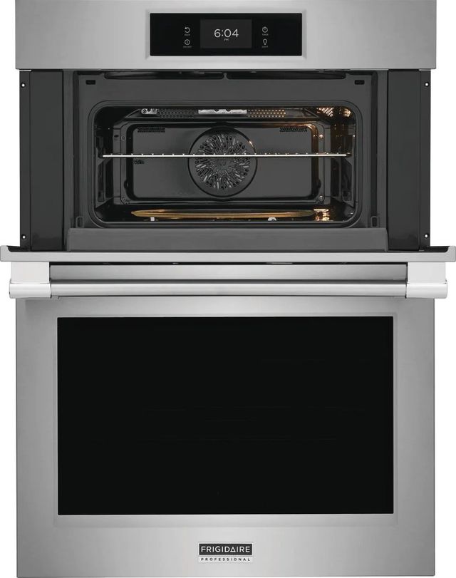 Frigidaire Professional® 30'' Smudge-Proof® Stainless Steel Oven/Microwave Combination Electric Wall Oven-3