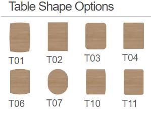 Country View Woodworking Customizable Irvine Elm Top 42" Dining Table with 4-Leaves and Brown Maple Base-2