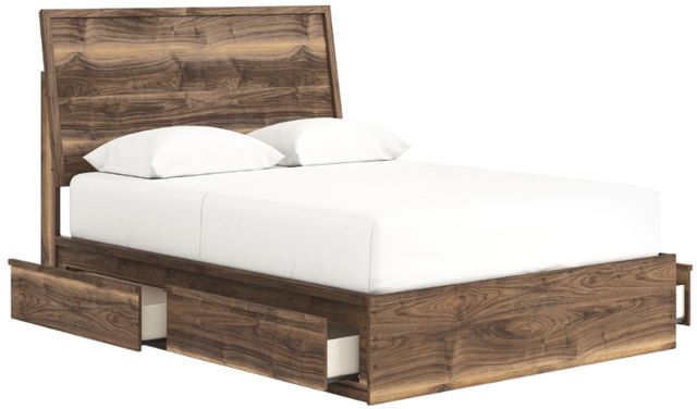 Signature Design by Ashley® Chirason Brown Queen Panel Storage Bed-2