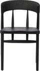Four Hands Buxton Black Rush Dining Chair-2